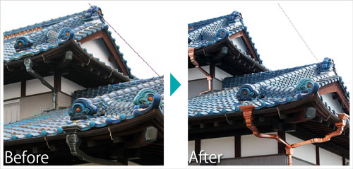 雨樋の取り替え